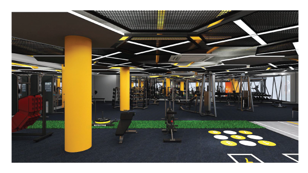 Nguyên Tắc Vàng Trong Bố Cục Phòng Gym: Tối Ưu Hóa Chức Năng Và Luồng Di Chuyển Để Tăng Lợi Nhuận 1 Thiết kế khu Functional trong phòng gym