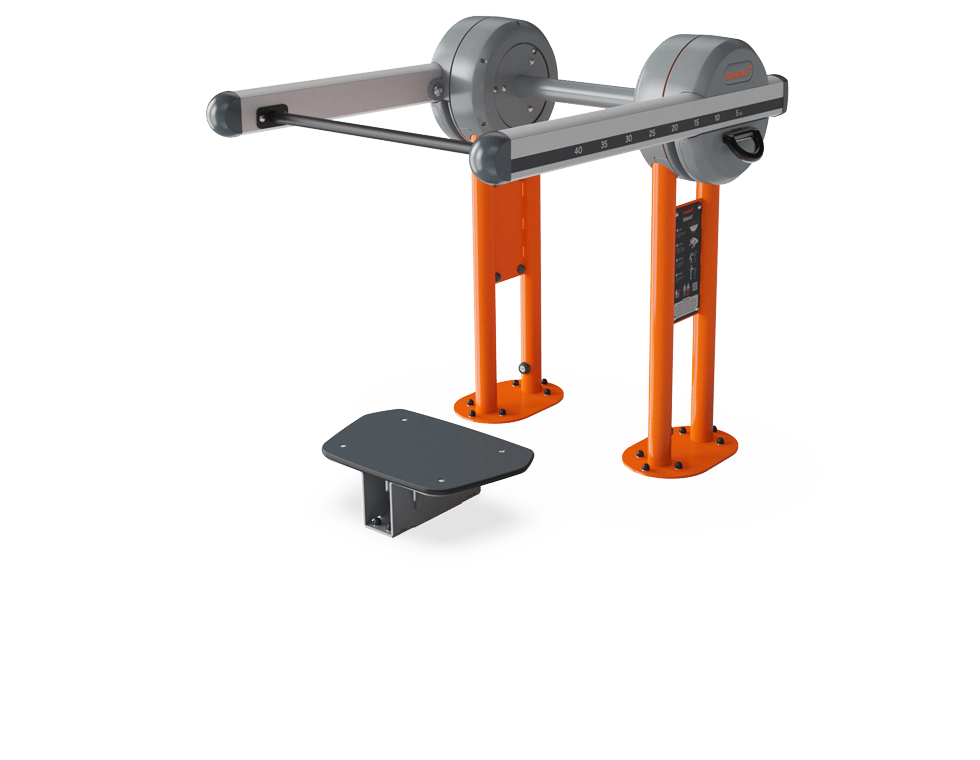 Kompan Outdoor Adjustable Chest Press Machine
