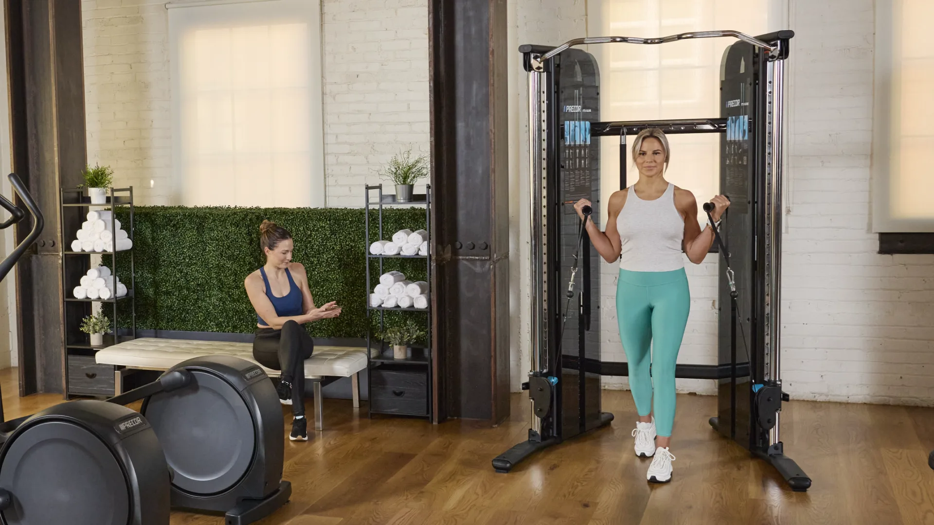 Precor Discovery™ Series 4-Stack Multi-Station Tower