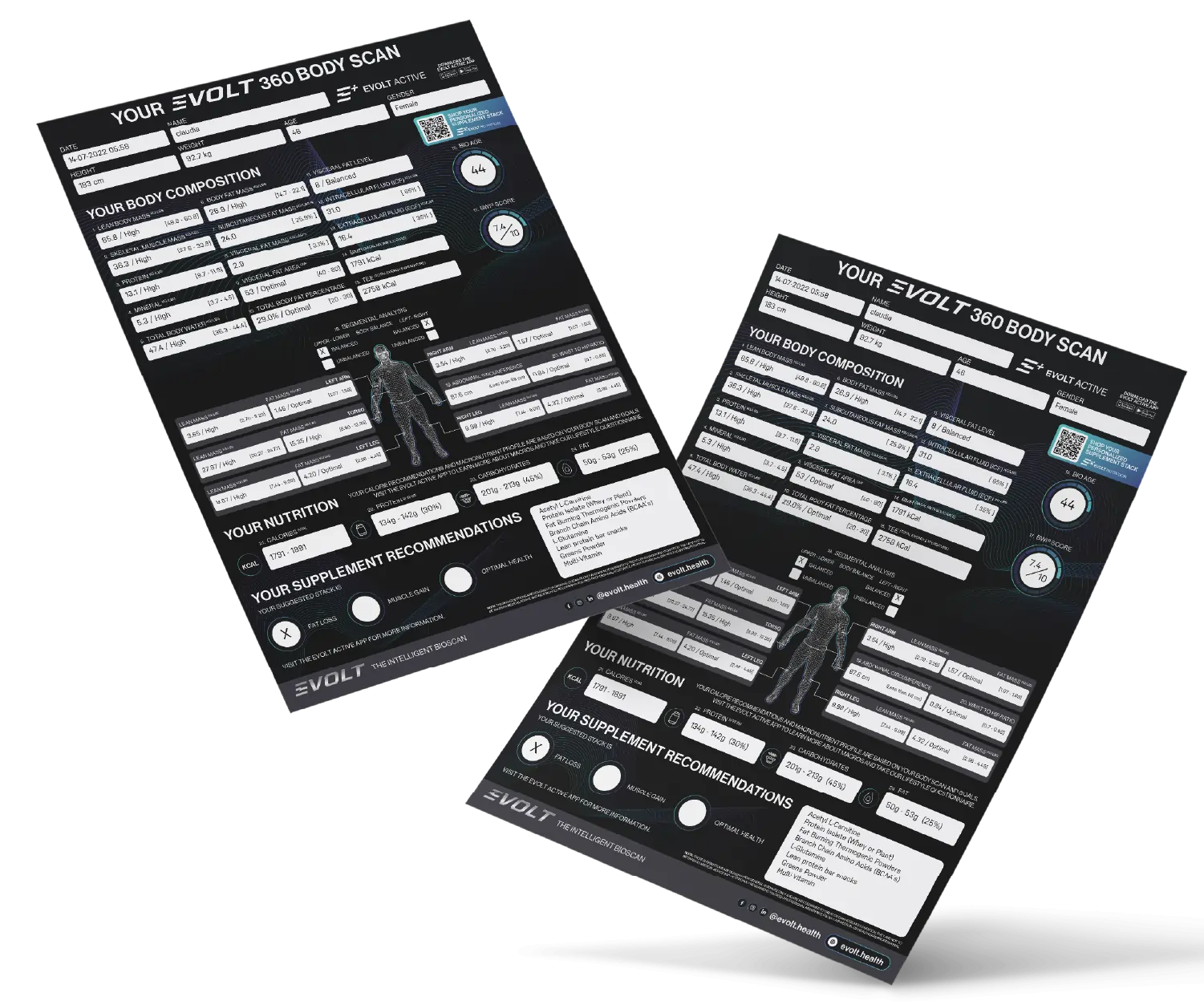 Phiếu Kết Quả Lâm Sàng Evolt Results Sheet | Attivo 2