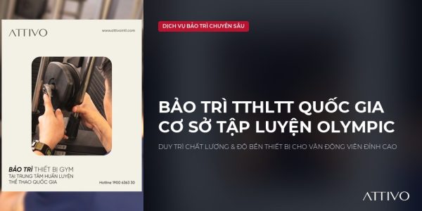 Bảo Trì Phòng Tập Thể Lực Trung Tâm Huấn Luyện Thể Thao Quốc Gia TP.HCM: Chuẩn Mực Vận Hành Olympic 3