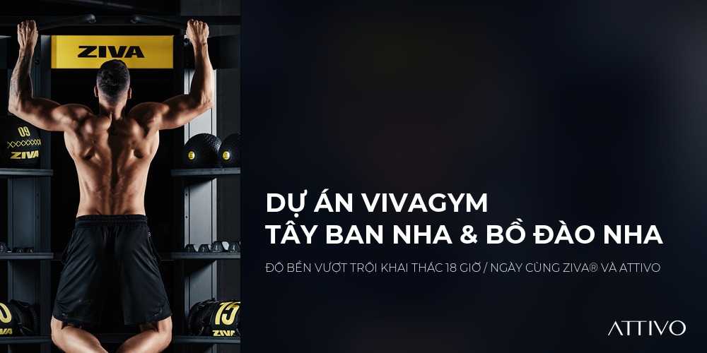 Case Study VivaGym (Tây Ban Nha & Bồ Đào Nha): Bí Quyết Vận Hành Thiết Bị Tạ Khai Thác 18 Giờ / Ngày Cùng ZIVA® | Thiết bị gy