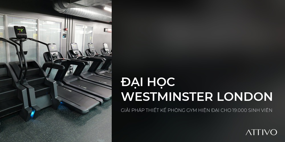 ĐẠI HỌC WESTMINSTER LONDON - GIẢI PHÁP THIẾT KẾ PHÒNG GYM HIỆN ĐẠI CHO 19.000 SINH VIÊN | Attivo International