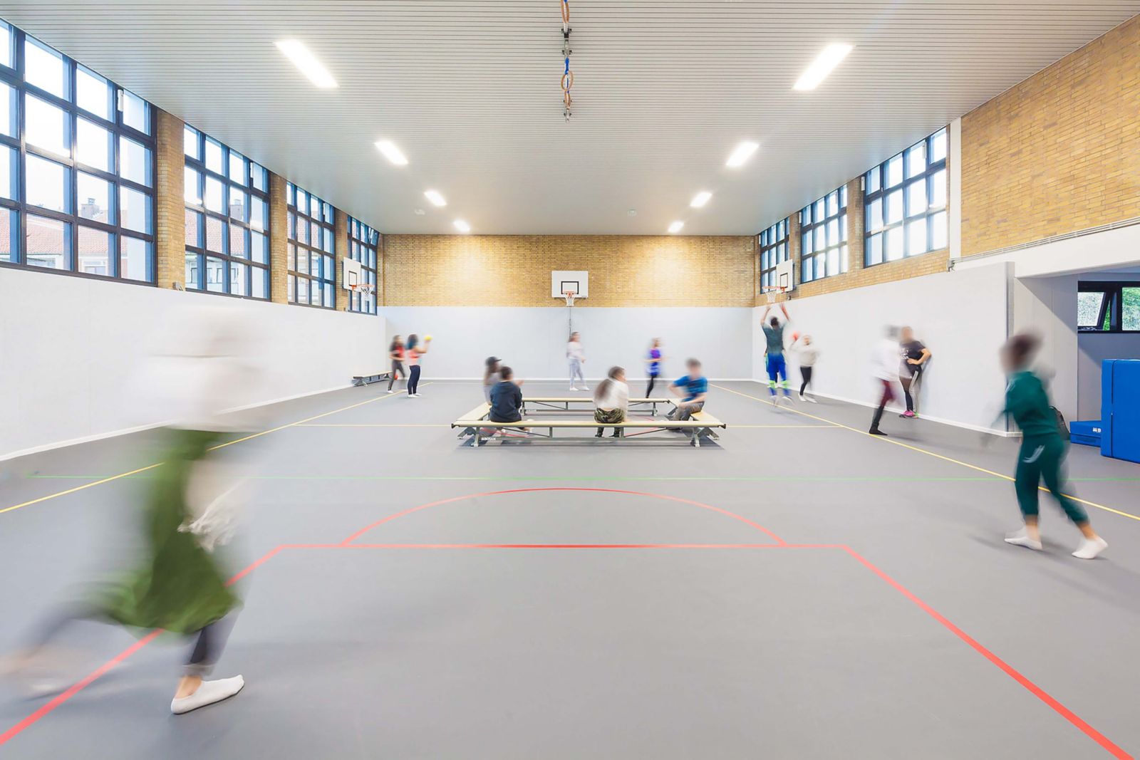 Dự án sàn Pulastic DENISE - Toàn cảnh dự án sàn thể thao Pulastic tại DENISE school (Amsterdam)