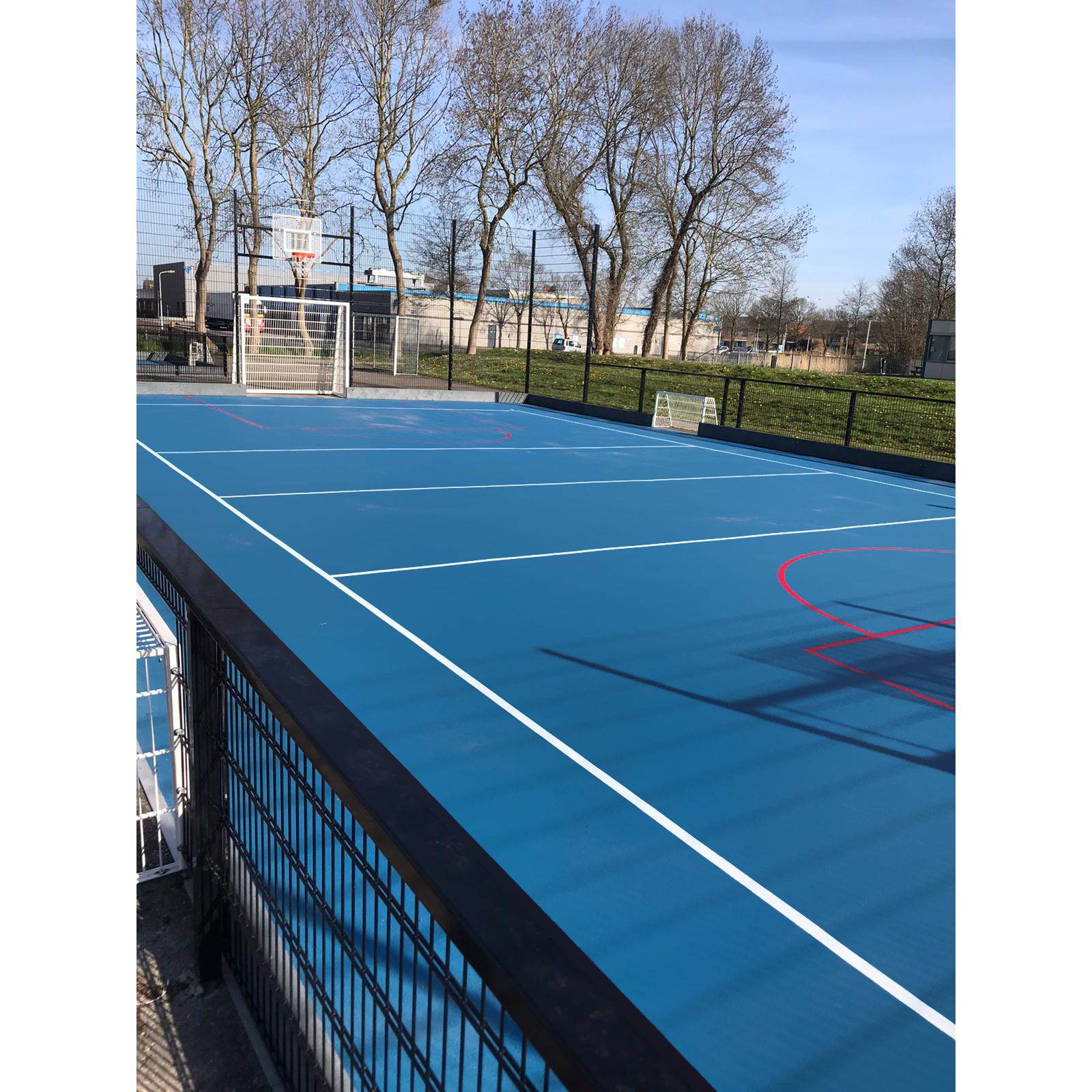 Dự án sàn Pulastic Outdoor - Toàn cảnh dự án sàn thể thao Pulastic tại Outdoor Oostburg - Zeeland (Zeeland)