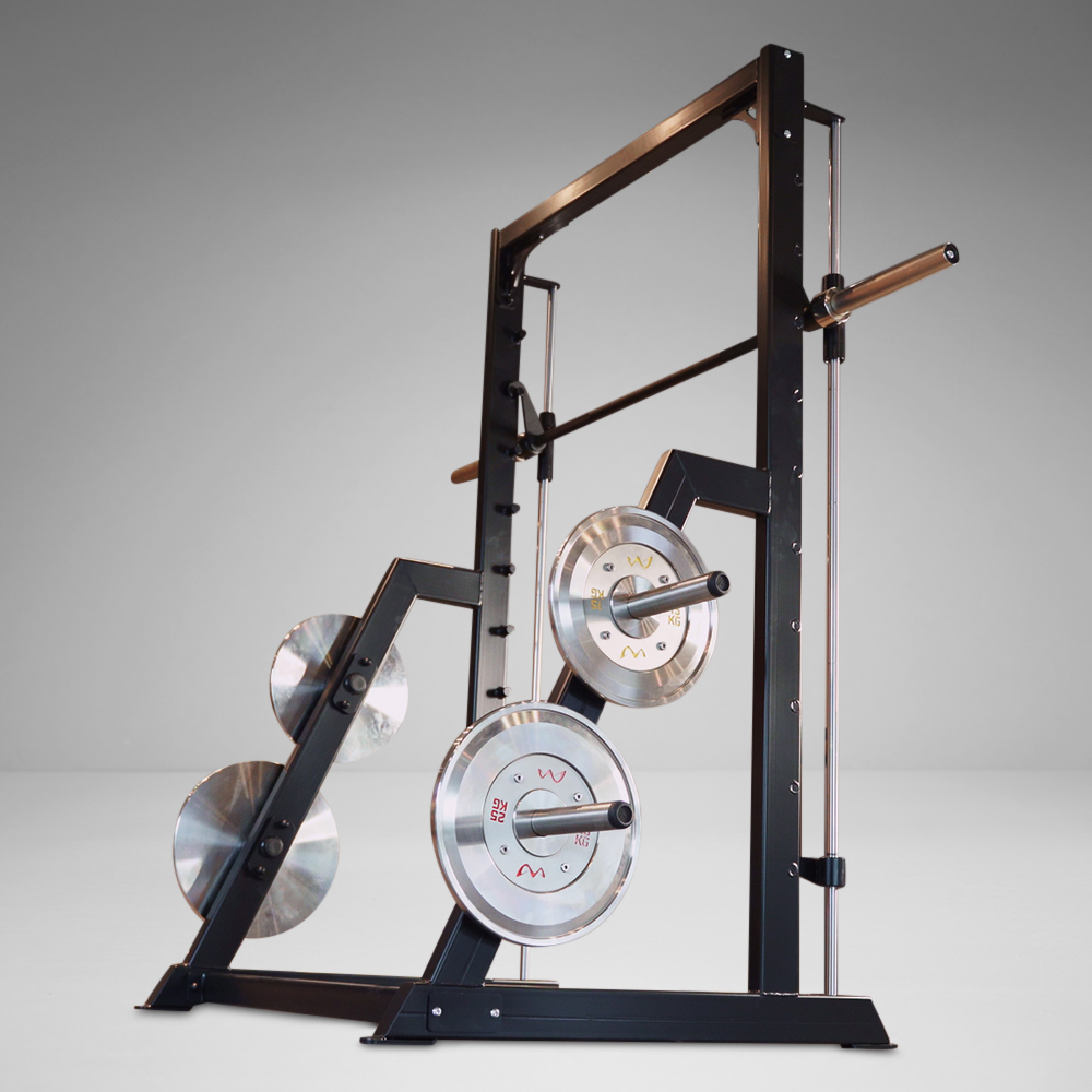 Máy Tập Tạ Rời (Plate Loaded Machines) Watson UK (78 Thiết Bị) | Attivo Vietnam 66 Máy Tập Sức Mạnh Tạ Rời Watson PL Smith Machine with 4 x Weight Storage